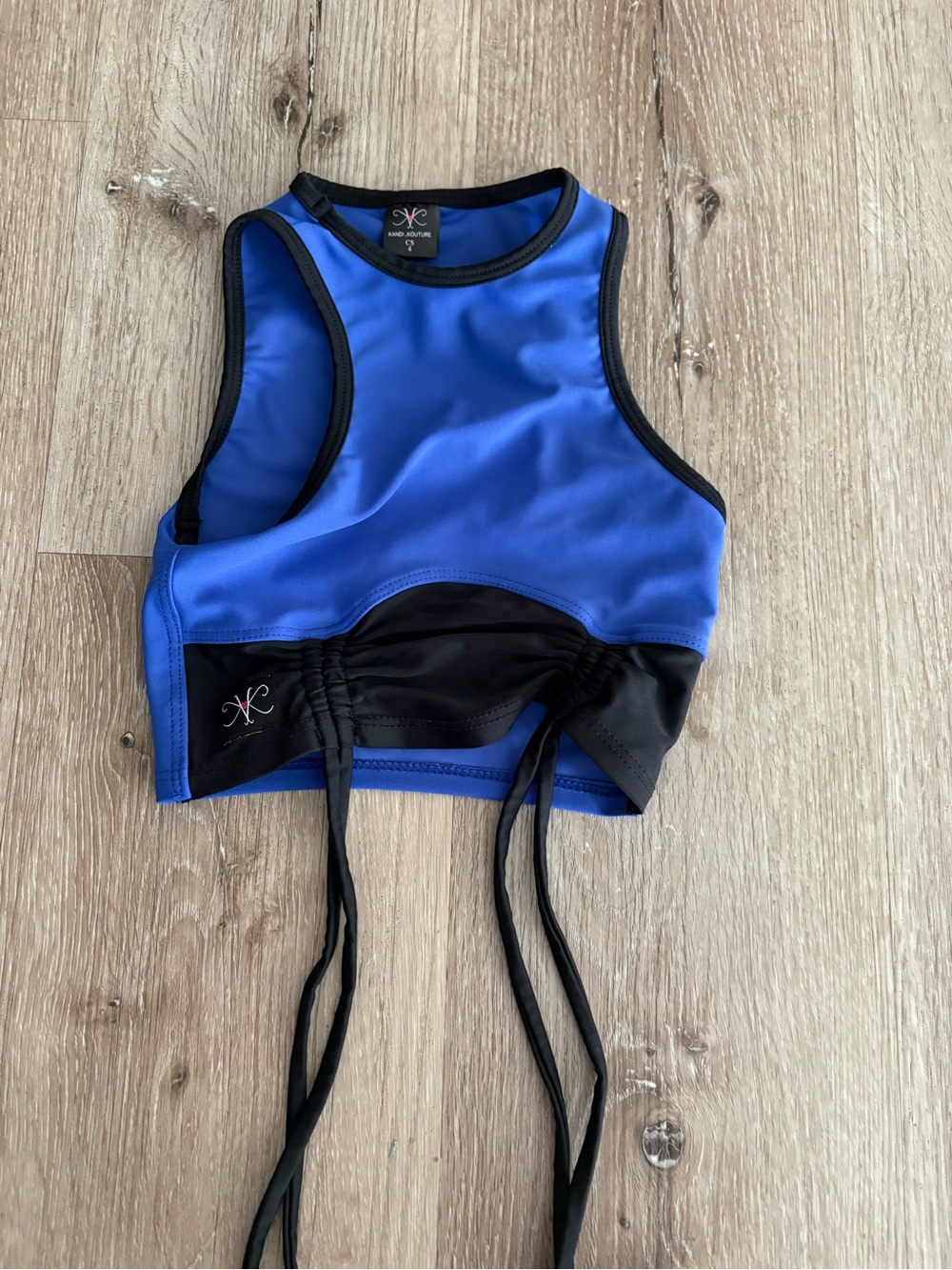 Kandi Kouture dance top child size 4 *new no tags